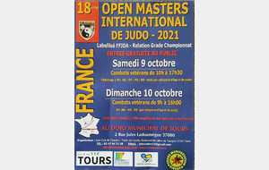 18ème Open Masters International de Judo - 2021