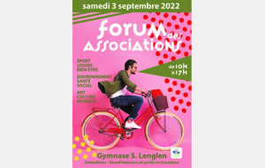 Forum des Associations le 3 septembre 2022