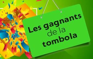 Tirage de la tombola dimanche 09 janvier 2022 sur le parvis de la Mairie de Ballan-Miré. Les résultats sont affichés au Dojo.